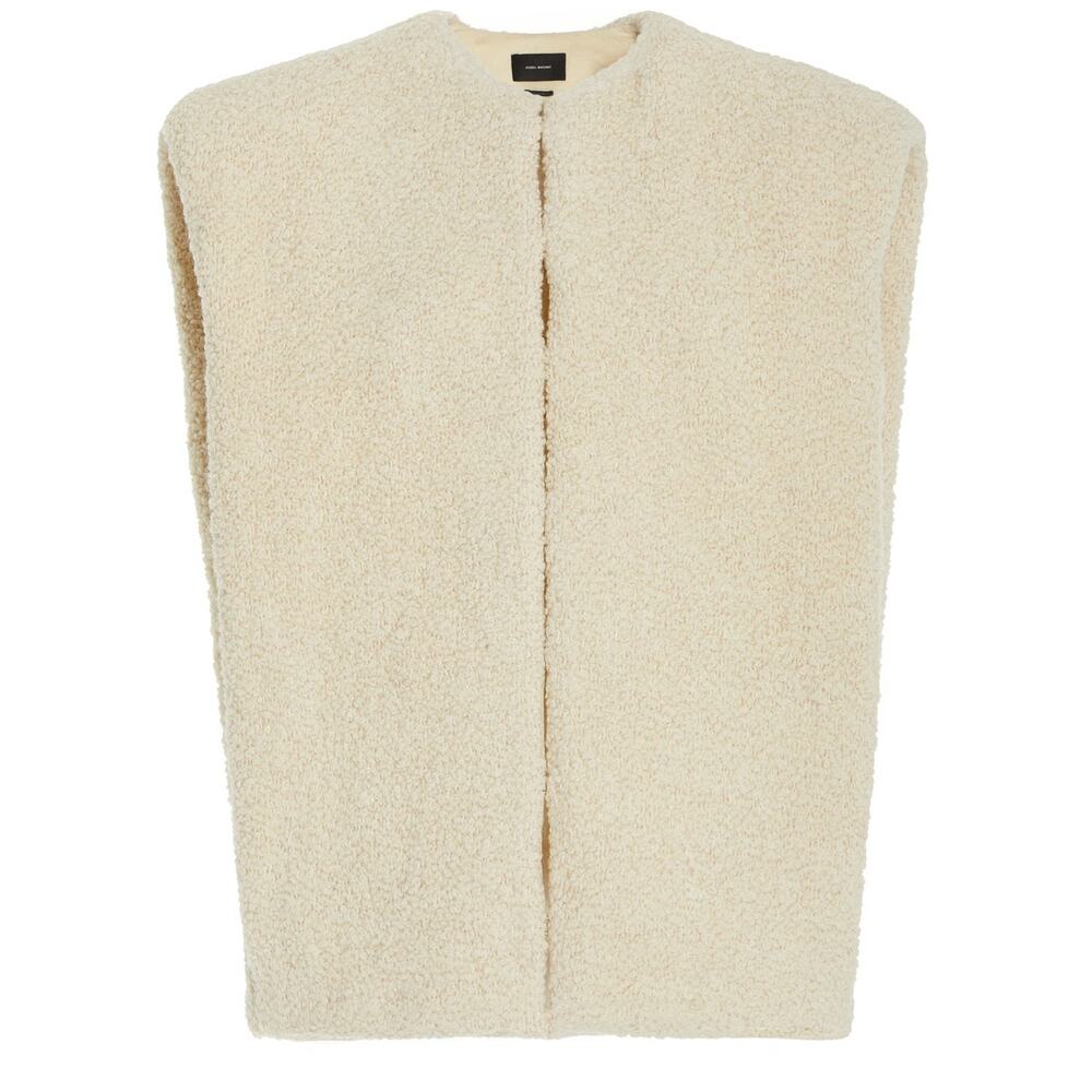 Isabel Marant Plush Cream Vest Size FR 36 / US 2